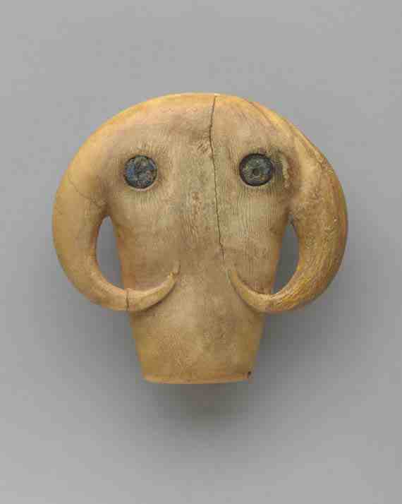 Amulet in the shape of an elephant’s head